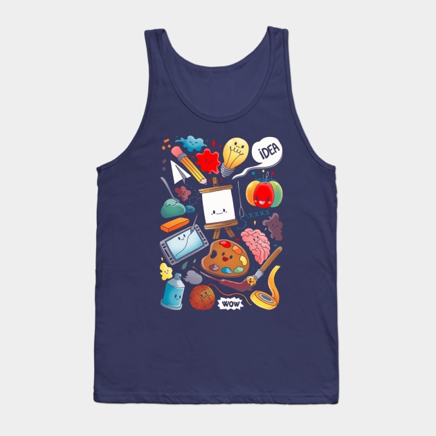 Creativity Tank Top by Vallina84